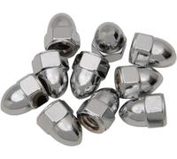 DRAG SPECIALTIES MPB103 1/4-20 ACORN NUT CHROME SET DADI CIECHI