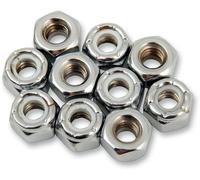DRAG SPECIALTIES MPB273 1/4-20 CHR NYLON NUT DADI DI RICAMBIO A INSERTO