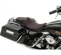 Drag Specialties Predator III Sedile - Doppio Diamante - Rosso Filo 0801-1131