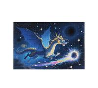 Draghi misteriosi e stelle cadenti Puzzle di pezzi per adulti Intrattenimento e intelligenza Difficile e impegnativo Perfetto per serate di gioco Puzzle per adulti 500 pezzi