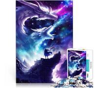 Draghi mistici Puzzle da 1000 pezzi per adolescenti Giocattoli che creano dipendenza e sfidano l'intelligenza del cervello Regalo per i compleanni 38x26cm
