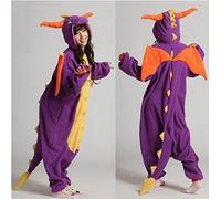 Draghi Unisex Onesiee Kigurumi Vestito Costume Stravagante con Cappuccio Pigiama