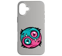 Draghi Yin Yang rosa e foglia di tè - contrasto di colore carino Custodia per iPhone 16 Plus