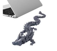 Drago articolato, Giocattolo Drago 3D Figura in Fantastica dettagliata | Drago ornamentale articolato decorazione da collezione fantasia mitica per Natale e Halloween,
