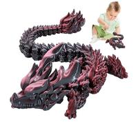 Drago articolato stampato 3D -, versatile, Stampa giocattolo completamente, Dragon Fidget Toy Flessibile, Giunti flessibili Decorazioni per la | Multipurpose Outdoor Indoor Utility