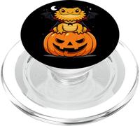 Drago Barbuto Amante Animali Vampiro Zucca Halloween PopSockets PopGrip per MagSafe