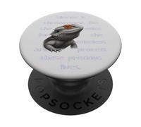 Drago barbuto Fan dei rettili Voce dei senza voce PopSockets PopGrip Adesivo