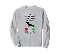 Drago Barbuto My Bearded Dragon Is Calling And I Must Go Felpa