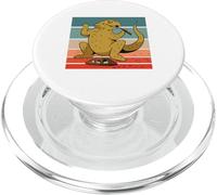 Drago barbuto sveglio che mangia la lucertola animale del PopSockets PopGrip per MagSafe