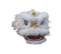 Drago cinese Danza del leone tradizionale Arte popolare cinese Spettacolo del festival di danza del drago ， Danza del leone di lana ， 8 pollici (rosa, viola, rosso, bianco) Danza del leone cinese