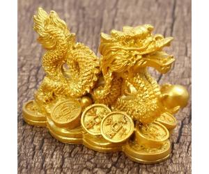 Drago del drago del drago dell'annata che imita il drago di resina del drago