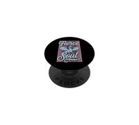 Drago dell'anima feroce retrò con creatura mitica PopSockets PopGrip Adesivo