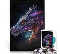 Drago dello spazio fantasy Puzzle 1000 pezzi per adolescenti Per il divertimento in famiglia Ogni pezzo è unico - Gioco divertente e stimolante per tutta la famiglia 38x26cm