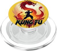 Drago di fuoco di Kung Fu PopSockets PopGrip per MagSafe