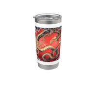 Drago di Katsushika Hokusai Bicchiere termico in acciaio inox doppia parete