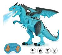 Drago Dinosauro Robot Radiocomandato Luci Suoni Effetto Fuoco Giocattolo Bambini