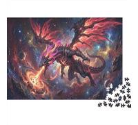 Drago Divoratore di Stelle Puzzle 1000 Pezzi,Cartone Di Qualità,Gioco Educativo,Sfida Impossibile,Idea Regalo,Decorazione Casa,Adulti E Ragazzi,dai 14 Anni,Antistress 52x38cm