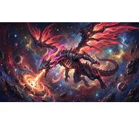 Drago Divoratore di Stelle Puzzle 1000 Pezzi,Decorazione Casa,Gioco Educativo,Idea Regalo,Adulti E Ragazzi,Cartone Di Qualità,dai 14 Anni,Sfida Impossibile,Antistress 70x50cm