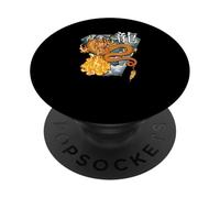 Drago d'oro - Bold Urban Aesthetic PopSockets PopGrip Adesivo