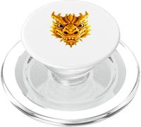 Drago d'oro - guardami negli occhi PopSockets PopGrip per MagSafe