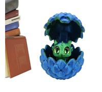 Drago Egg Sculpture - flex Figura giocattolo, Ornamento Di Colore Graduato, Display Di Creatura Mobile | Dettaglio Di Scultura Modello Articolato, Pezzo Di Stile Fantasy Realistico Per La Vetrina Del