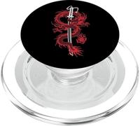 Drago Estetico Mitico Grafico Modello Lama PopSockets PopGrip per MagSafe