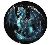 Drago fantasy Puzzle 1000Pcs Creatura mitica stellare Decorazione Per La Casa. Rilassamento E Intelligence Per Adulti E Bambini Da 14 Anni 1000pcs (67.5x67.5cm)