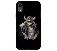 Drago fresco con giacca di pelle Custodia per iPhone XR