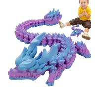 Drago giocattolo stampato - Stampa drago giocattolo | Drago Fidget Toy flessibile articolato drago articolazioni flessibili decorazione per la casa, uova di Pasqua cestino Stuffers