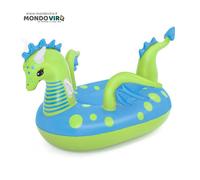 Drago gonfiabile da mare cavalcabile per piscina bambini x estate materassino