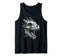 Drago Gotico Creatura Mitica Goth Skull Art Dark Fantasy Canotta