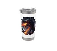 Drago invincibile sputafuoco Bicchiere termico in acciaio inox doppia parete