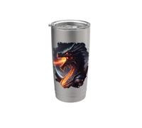 Drago invincibile sputafuoco Bicchiere termico in acciaio inox doppia parete