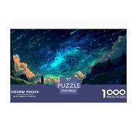 Drago magico Puzzle 3D in CArtea 38x26cm/1000pcs Cielo stellato Gioco EduGattoivo E Rilassante Creativo E Decorazione Ottimo Regalo Per Famiglie