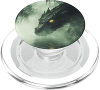 Drago - Majestic Silenzioso Verde Palude Fantasy Beast PopSockets PopGrip per MagSafe