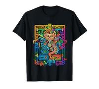 Drago Mandala Graphic Fantasy Art Drago Maglietta