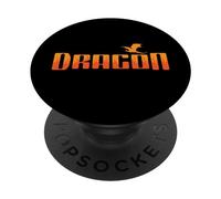 Drago mitico Creatura Drago Fiaba Fuoco PopSockets PopGrip Adesivo