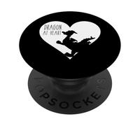 Drago nel cuore PopSockets PopGrip Adesivo