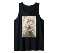 Drago nelle Nuvole Opera d'Arte Canotta