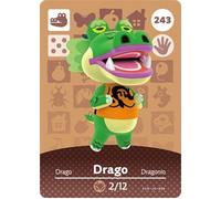 Drago - Nintendo Animal Crossing Happy Home Designer Amiibo Card - 243 by Nintendo