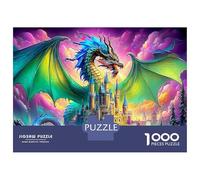 Drago Phoenix Decompressione Decorativa Regalo - 1000 Pezzi Puzzle in Cartone Premium Colorful Drago puzzle Con Gioco Educativo Per Pareti, Regali Per Le Donne E Per Gli Uomini 38x26cm/1000pcs