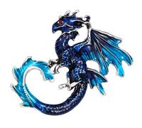 Drago Pin Drago Spilla | Spilla a D smaltata per le donne Spilla smaltata Spilla in lega spilla di creativa versatile per giacche baveri abiti borse zaini, Consulte la descripción, Vedere la