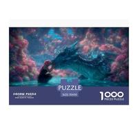 Drago Puzzle 3D 70x50cm/1000pcs Gioco Creativo Per Famiglie Rilassante E Educativo Regalo Per La Decorazione