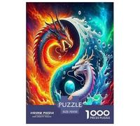 Drago Puzzle Puzzle Da 1000 Pezzi Gioco Di Sfidaans Per Adulti Fantasia Puzzle Impossibile Gioco Educativo Familiare Regalo Per La Decorazione Domestica 70x50cm/1000pcs