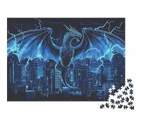 Drago Quest Puzzle Impossible 1000 Pezzi Animale Decorazione Per La Casa. Rilassamento E Intelligence Per Adulti E Ragazzi Da 14 Anni 1000pcs (75x50cm)