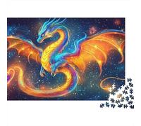 Drago Quest Puzzle Impossible 1000Pcs Animale Decorazione Per La Casa. Giochi Rilassamento E Intelligence Per Adulti E Ragazzi Da 14 Anni 1000pcs (75x50cm)
