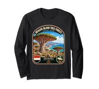Drago Sangue Albero Foresta Socotra Yemen Maglia a Manica