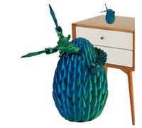 Drago stampato 3D nell' - Modello di cucciolo mobile, giocattolo per creature fantasy, conchiglie flessibili, design creativo, mitico personaggio longtail, divertente per bambini