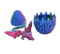 Drago stampato con ,Drago stampato in un ,Drago articolato in un - Giocattoli drago, Figurine da collezione, Giocattoli da ufficio per e adulti, decorazione della casa