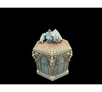 Drago su portagioie a forma di cattedrale WU78006A4